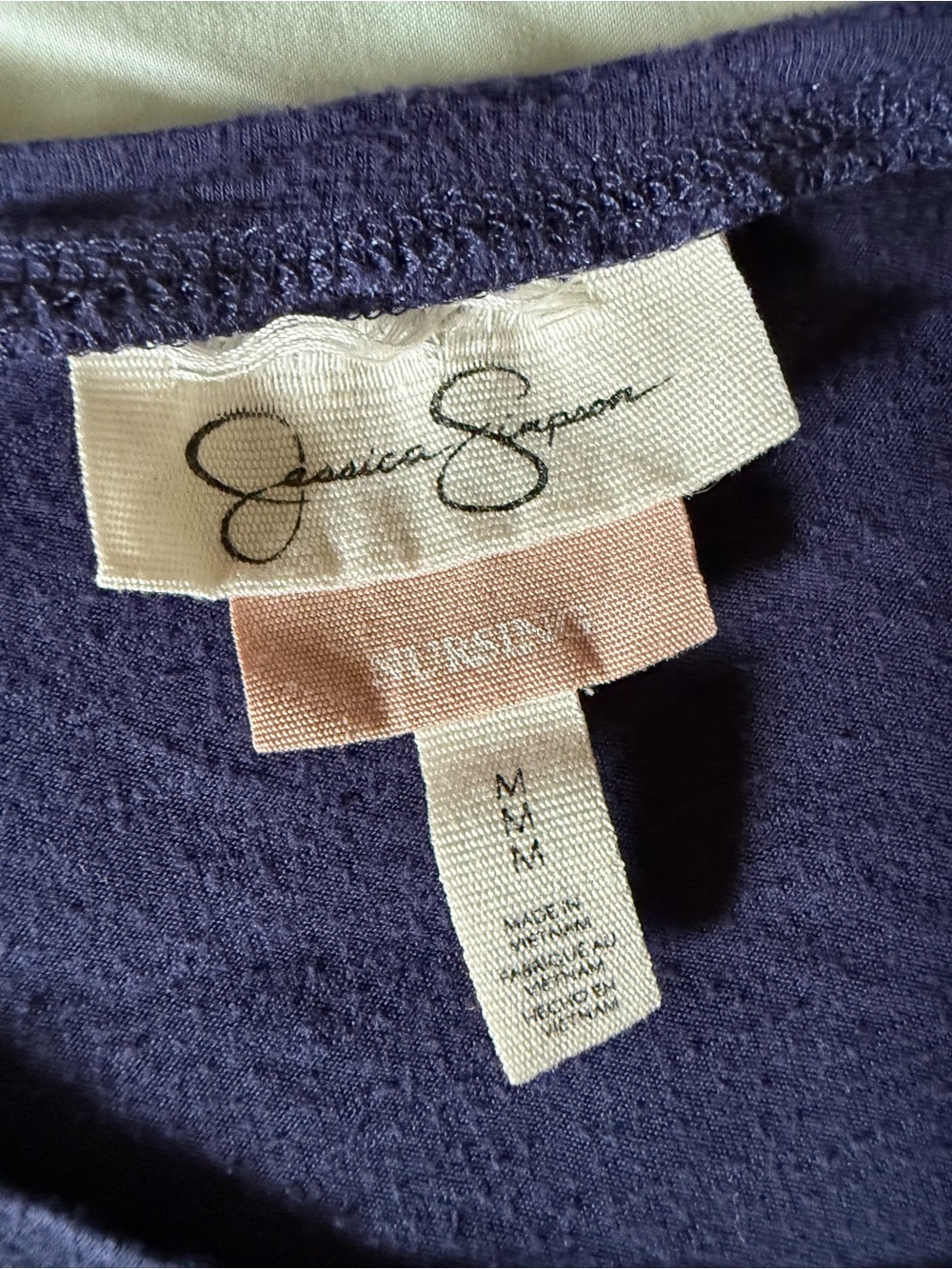 Jessica Simpson Navy Short Sleeve NursingTee